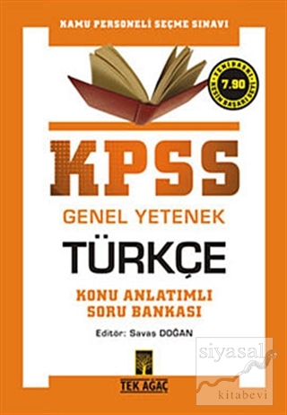 KPSS Genel Yetenek Türkçe Konu Anlatımlı Soru Bankası Savaş Doğan