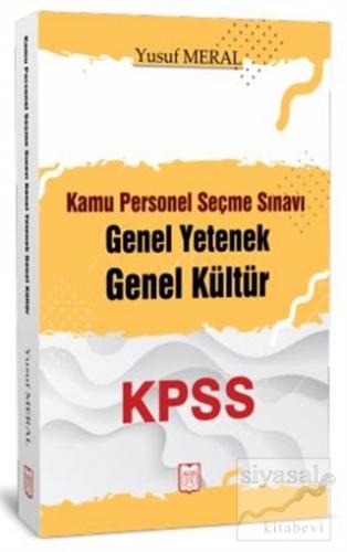 KPSS Kamu Personel Seçme Sınavı Genel Yetenek Genel Kültür Yusuf Meral