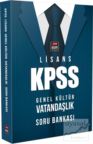 KPSS Lisans Genel Kültür Vatandaşlık Soru Bankası Kolektif