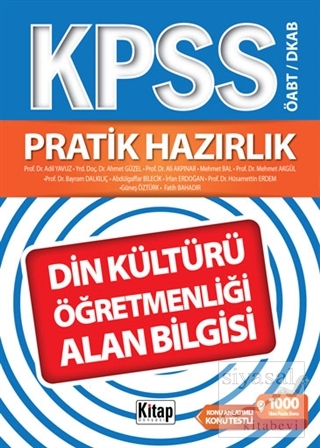 KPSS ÖABT / DKAB Pratik Hazırlık Din Kültürü ve Ahlak Bilgisi Öğretmen