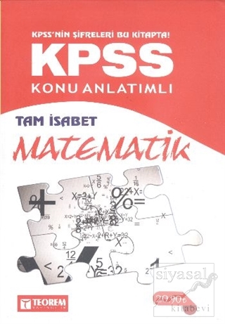 KPSS Tam İsabet Matematik Konu Anlatımlı Kolektif