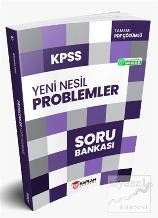 KPSS Tamamı PDF Çözümlü Yeni Nesil Problemler Soru Bankası Kolektif