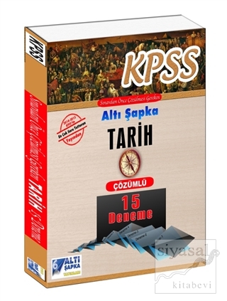 KPSS Tarih Sınavdan Önce Çözülmesi Gereken Çözümlü 15 Deneme
