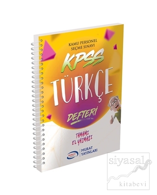 KPSS Türkçe Defteri Tamamı El Yazması Kolektif