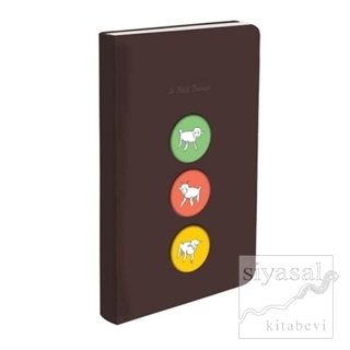 Küçük Prens KPR231 Circle Collection Not Defteri Deri Kapak Kuzulu