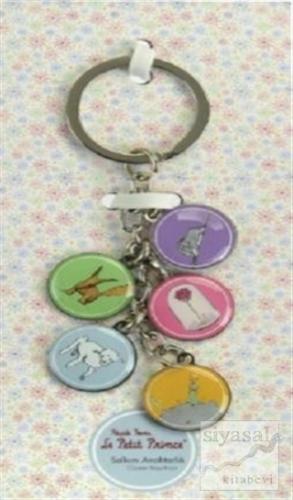 Küçük Prens Salkım Anahtarlık - Renkli Zemin