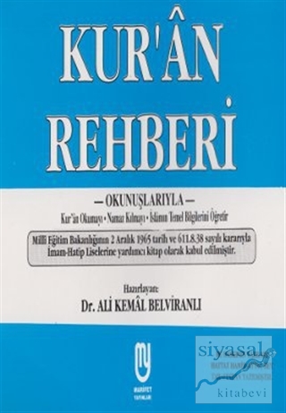 Kur'an Rehberi Ali Kemal Belviranlı