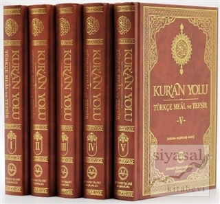 Kur'an Yolu Türkçe Meal ve Tefsir (5 Cilt Takım) (Ciltli) Hayreddin Ka