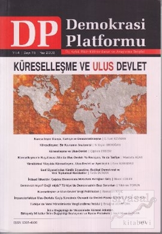 Küreselleşme ve Ulus Devlet - Demokrasi Platformu Sayı: 15 Kolektif