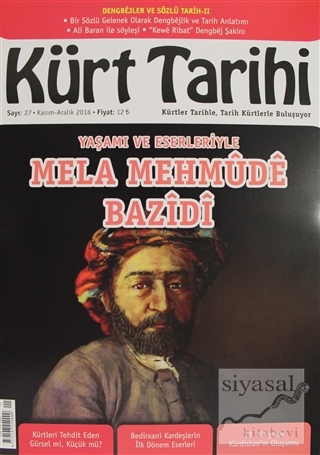 Kürt Tarihi Dergisi Sayı: 27 Kasım - Aralık 2016 Kolektif
