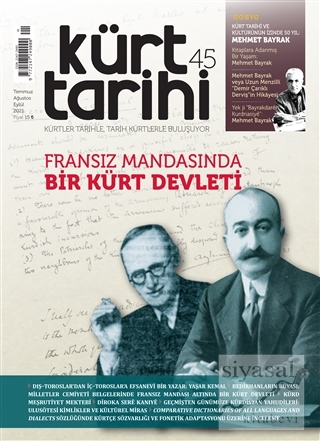 Kürt Tarihi Dergisi Sayı: 45 Temmuz - Ağustos - Eylül 2021 Kolektif