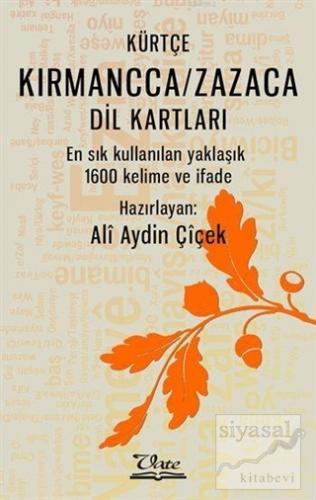 Kürtçe Kırmancca-Zazaca Dil Kartları Ali Aydın Çiçek