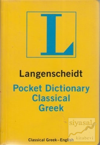 Langenscheidt Pocket Dictionary Classical Greek Karl Feyerabend