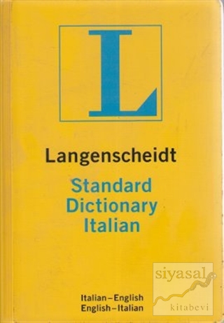 Langenscheidt Standard Dictionary Italian R. C. Melzi