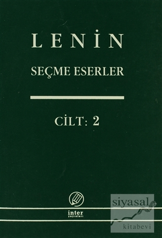 Lenin Seçme Eserler Cilt: 2 Vladimir İlyiç Lenin