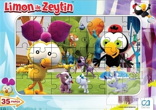 Limon ile Zeytin - Frame Puzzle 35 (Asorti 12'li Paket)