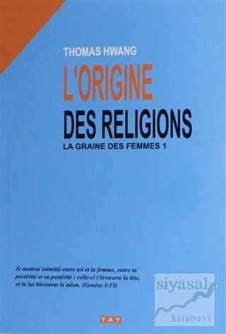L'origine Des Religions - Fransızca Thomas Hwang