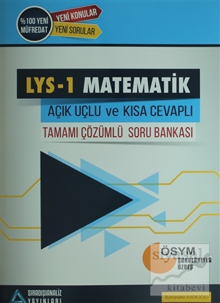 LYS-1 Matematik Açık Uçlu Çözümlü Soru Bankası Burhanettin Kadıoğlu