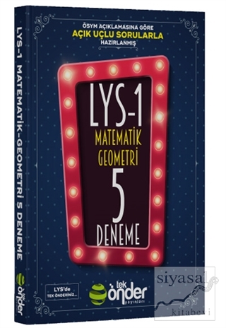 LYS 1 Matematik ve Geometri 5 Deneme Sınavı Hakan Damgacı