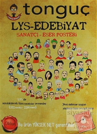 LYS Edebiyat Sanatçı ve Eser Posteri Kolektif