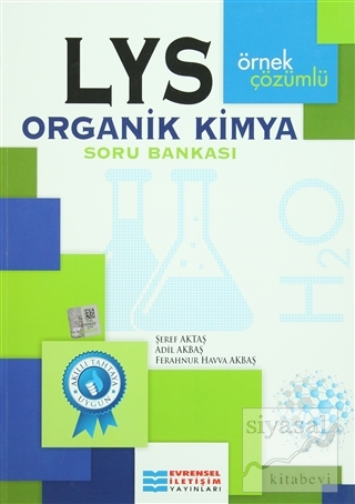 LYS Organik Kimya Örnek Çözümlü Soru Bankası Şeref Aktaş