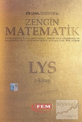 LYS Z-Kitap Sanal Öğretmenle Zengin Matematik Komisyon