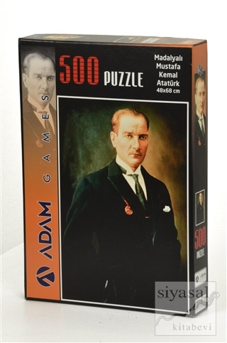 Madalyalı Mustafa Kemal Atatürk 500 Parça Puzzle (48x68)