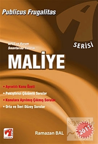 Maliye - A Serisi Ramazan Bal