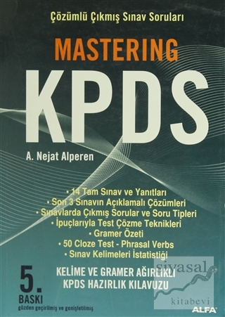 Mastering KPDS Çözümlü Çıkmış Sınav Soruları A. Nejat Alperen