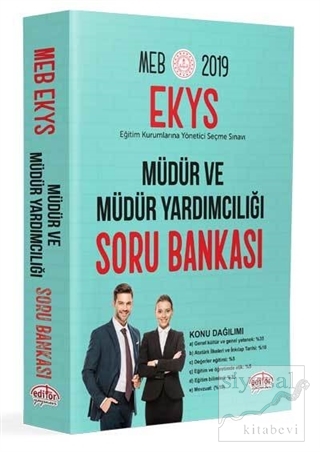 MEB EKYS Müdür ve Müdür Yardımcılığı Soru Bankası 2019 Kolektif