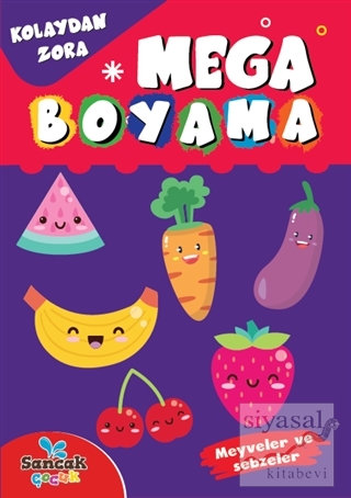 Mega Boyama - Meyveler ve Sebzeler Fatıma Gülbahar Karaca