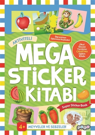 Mega Sticker - Meyveler ve Sebzeler Kolektif