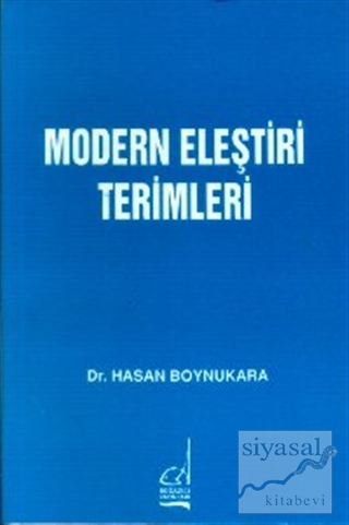 Modern Eleştiri Terimleri Hasan Boynukara