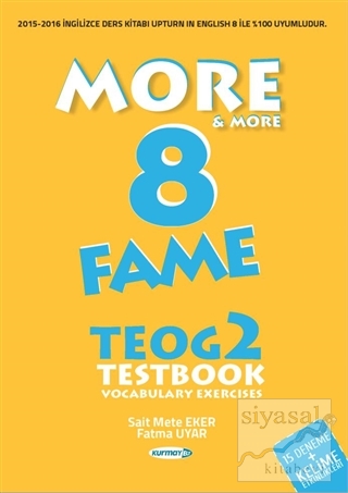 More - More 8: Fame TEOG 2 Testbook - Vocabulary Exercises Sait Mete E