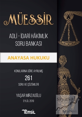 Müessir Adli-İdari Hakimlik Soru Bankası - Anayasa Hukuku Yaşar Mirzao