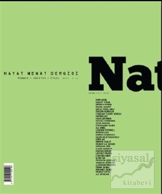 Natama Hayat Memat Dergisi Sayı : 11 Temmuz-Ağustos-Eylül 2015 Kolekti
