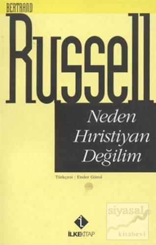Neden Hıristiyan Değilim Bertrand Russell