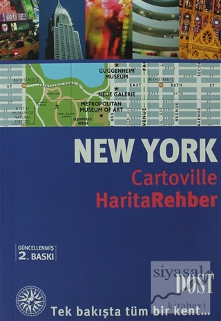 New York Cartoville Harita Rehber (Ciltli) Raphaelle Vinon