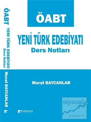 ÖABT Yeni Türk Edebiyatı Ders Notları Murat Baycanlar