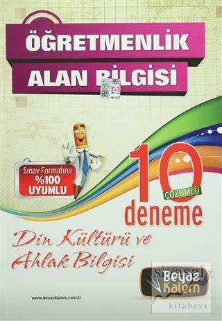 Öğretmenlik Alan Bilgisi 2015 Din Kültürü ve Ahlak Bilgisi 10 Deneme Çözümlü