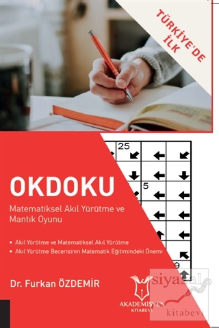 Okdoku - Matematiksel Akıl Yürütme ve Mantık Oyunu Furkan Özdemir