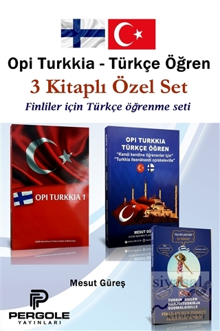 Opi Turkkia - Türkçe Öğren 3 Kitaplı Özel Set Mesut Güreş