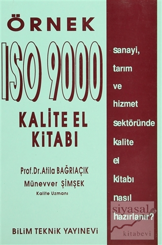 Örnek ISO 9000 Kalite El Kitabı Atila Bağrıaçık