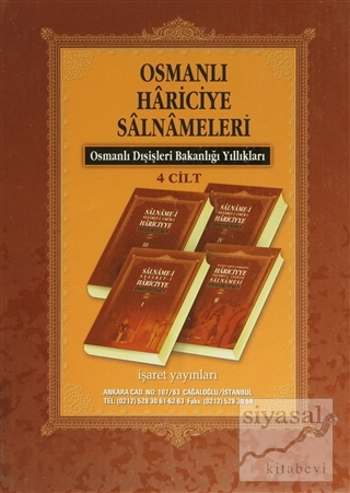 Osmanlı Hariciye Salnameleri (4 Kitap Takım) (Ciltli) Kolektif