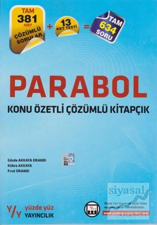 Parabol - Konu Özetli Çözümlü Kitapçık Fırat Orandı