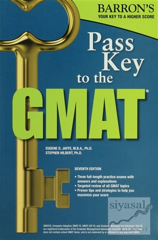 Pass Key To The GMAT Eugene D. Jaffe