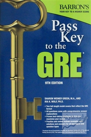 Pass Key to the Gre Test Sharon Weiner Green