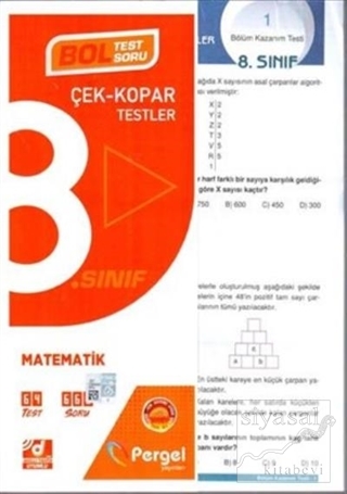 Pergel 8. Sınıf Matematik Çek Kopar Yaprak Test Kolektif