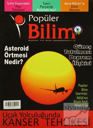 Popüler Bilim Dergisi Sayı : 216 Ağustos 2012 Kolektif