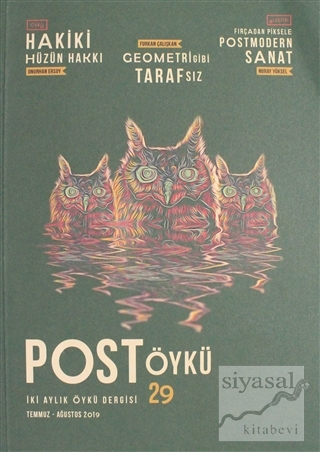 Post Öykü İki Aylık Öykü Dergisi Sayı: 29 Temmuz - Ağustos 2019 Kolekt